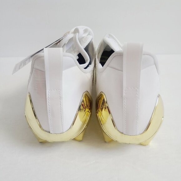 NEW Adidas Adizero Football Cleats GX5122 Size 9 White Metallic Gold #2 main image 6
